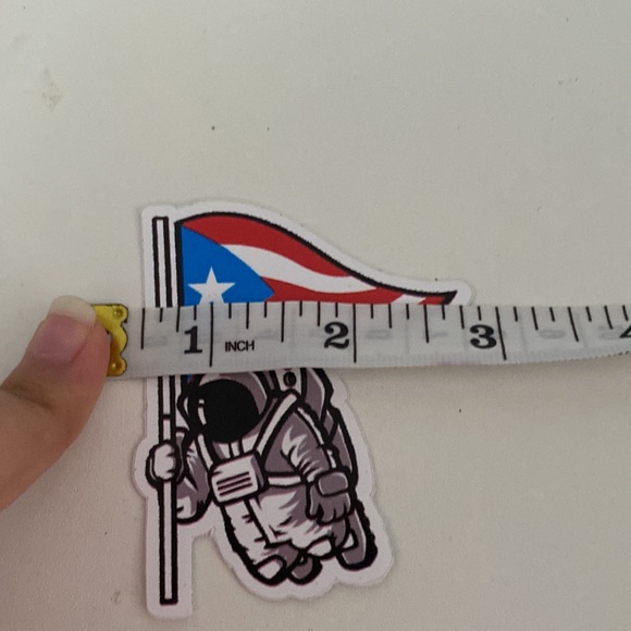 Astronaut with Puerto Rico Flag - Picture 3 of 3